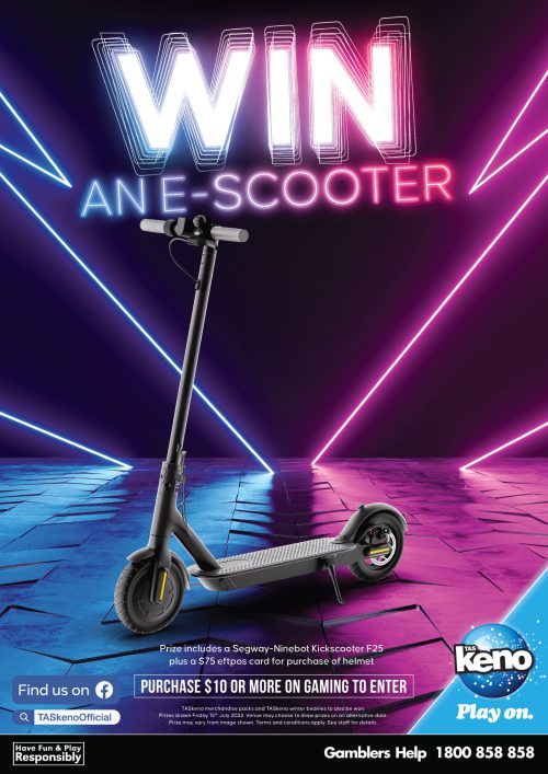 WIN an e-scooter WIN an e-scooter