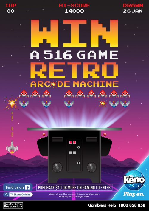 WIN a 516 Game Retro Arcade Machine WIN a 516 Game Retro Arcade Machine