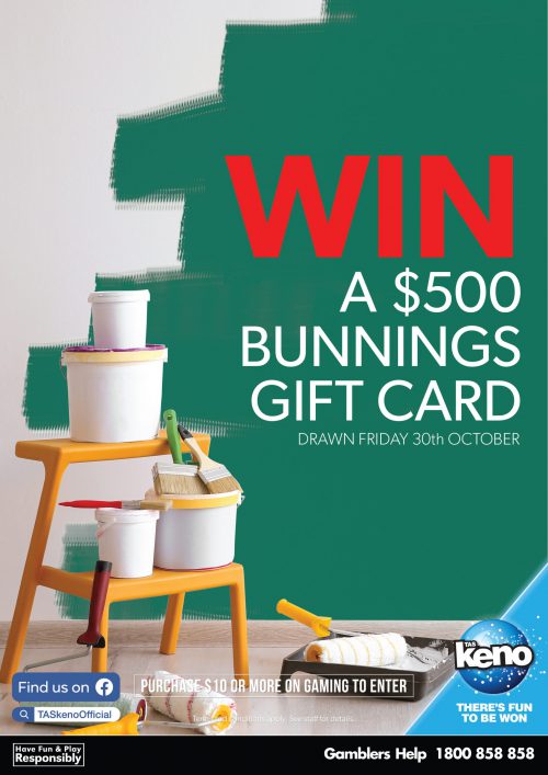 WIN a $500 Bunnings Gift Card WIN a $500 Bunnings Gift Card