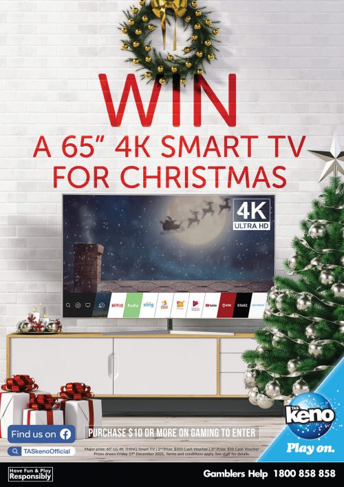 WIN a 65" 4K Smart TV WIN a 65" 4K Smart TV