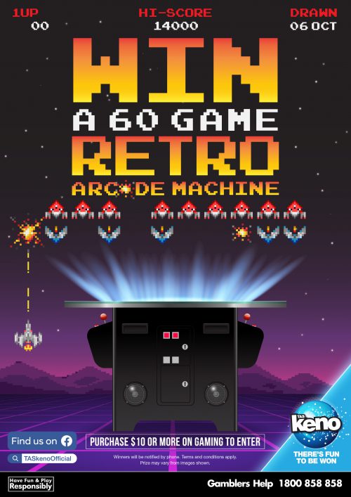 WIN a 60 Game Retro Arcade Machine WIN a 60 Game Retro Arcade Machine